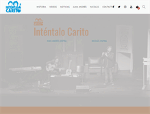 Tablet Screenshot of intentalocarito.com